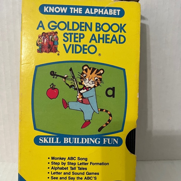 Golden Book Video Know Your Alphabet VHS - Picture 1 of 5